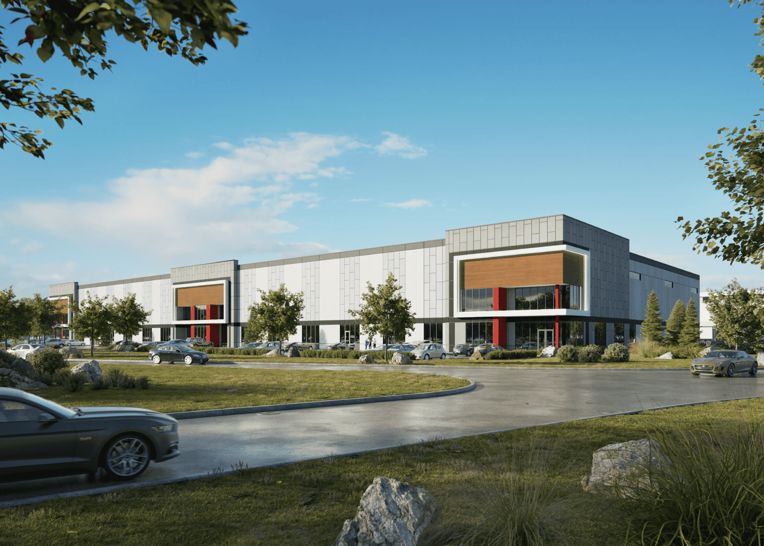 new 112,145-square-foot class A industrial building in Charlotte, NC leased by Avison Young